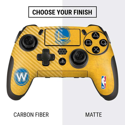 NBA Golden State Warriors Distressed PlayStation Scuf Vantage 2 Controller Skin